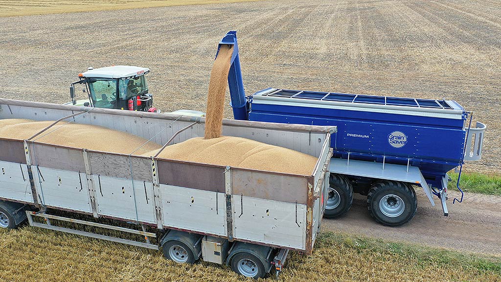 grain cart gs-24 overloading grain