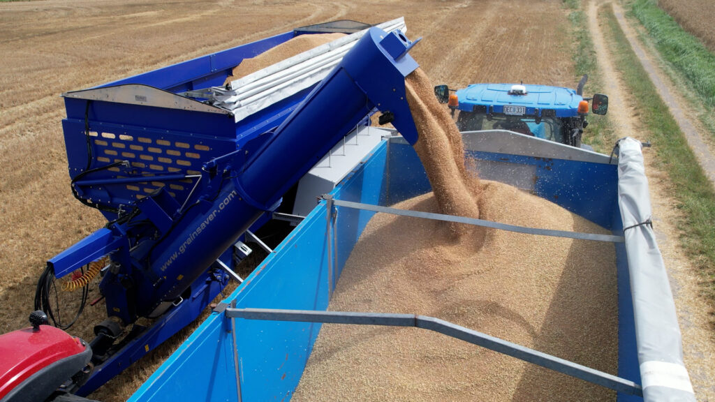 Grain Saver GS-30 grain cart overloading grain