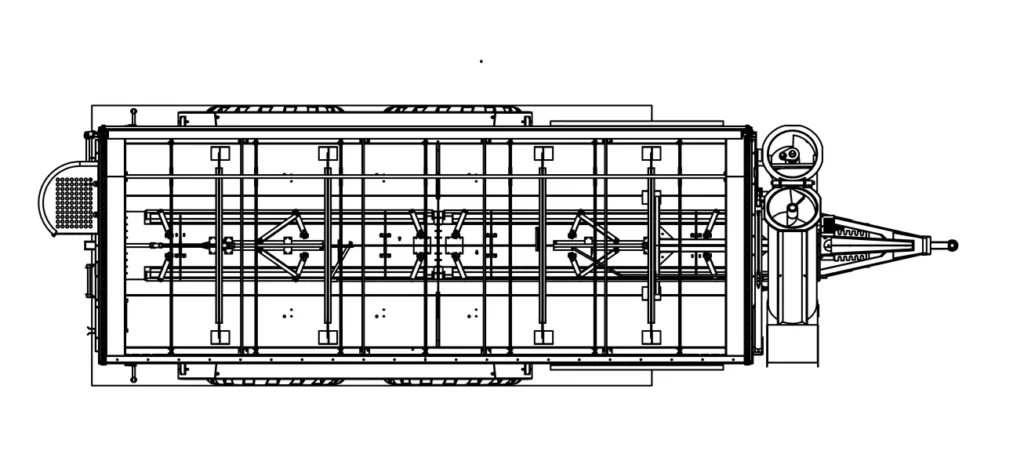 top view Grain Saver GS-30 chaser bin